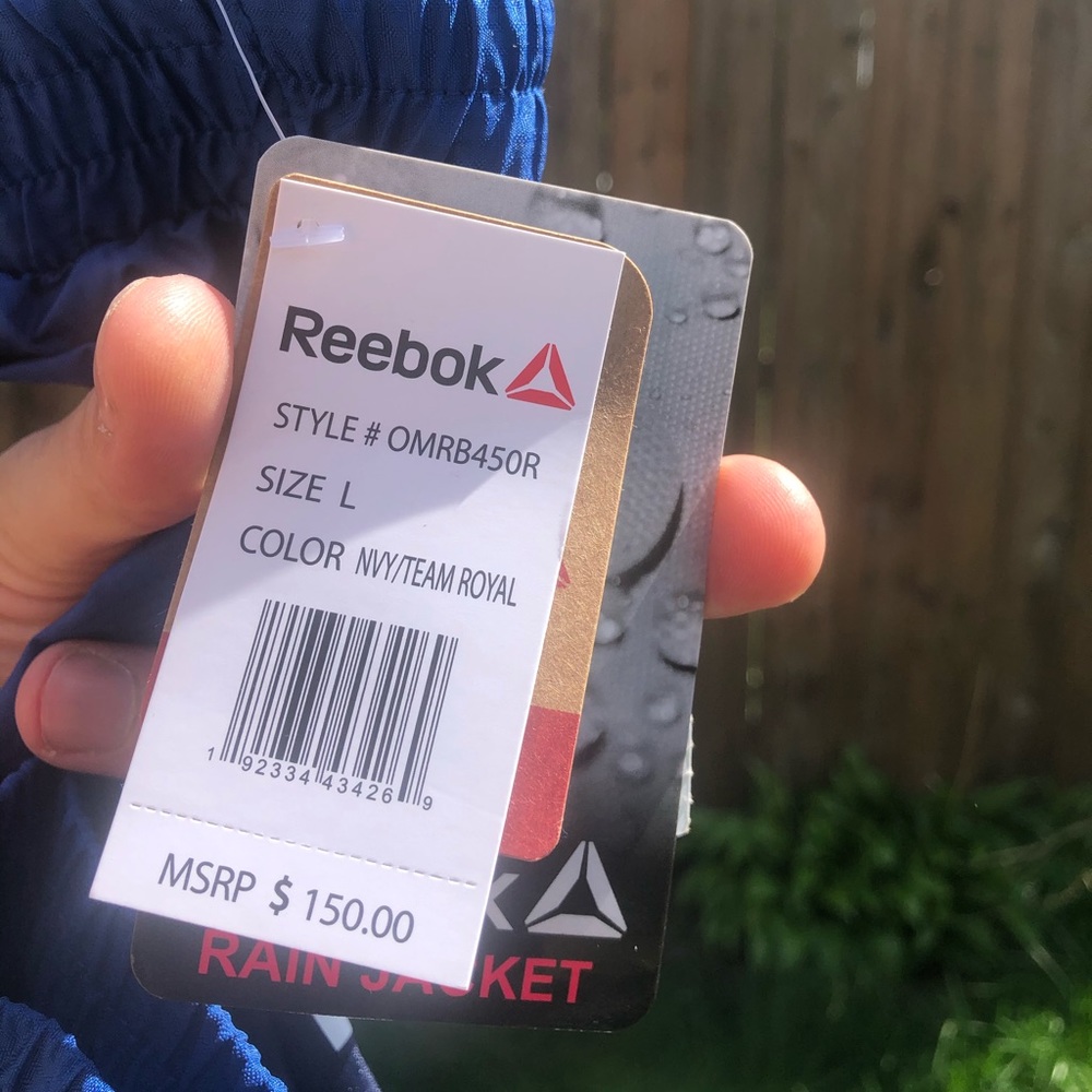 Sold ✅Reebok Rain Jacket ,Windbreakers size:Large - Picture 6 of 13